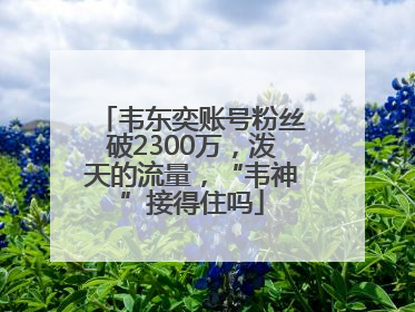 韦东奕账号粉丝破2300万，泼天的流量，“韦神”接得住吗