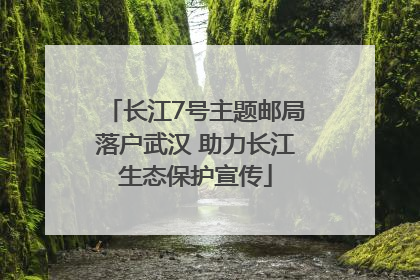 长江7号主题邮局落户武汉 助力长江生态保护宣传