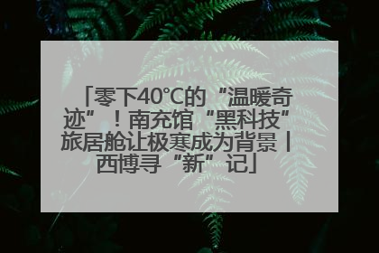 零下40℃的“温暖奇迹”！南充馆“黑科技”旅居舱让极寒成为背景丨西博寻“新”记