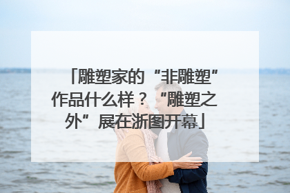 雕塑家的“非雕塑”作品什么样？“雕塑之外”展在浙图开幕