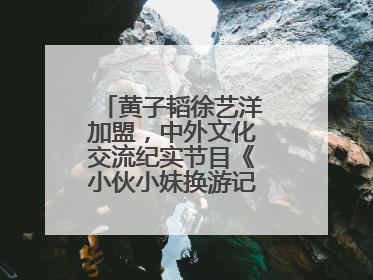 黄子韬徐艺洋加盟，中外文化交流纪实节目《小伙小妹换游记》六月上线