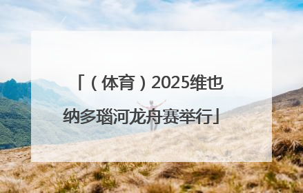 （体育）2025维也纳多瑙河龙舟赛举行