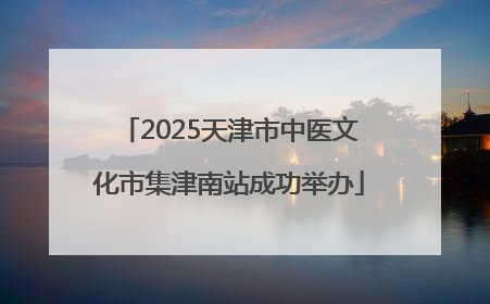2025天津市中医文化市集津南站成功举办
