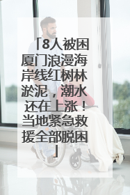 8人被困厦门浪漫海岸线红树林淤泥，潮水还在上涨！当地紧急救援全部脱困